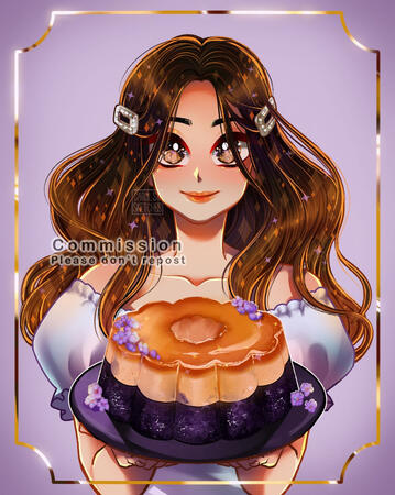 Comm #5 style a bust up